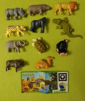 Kinder figurky-sada Natoons 11figurek 1x BPZ