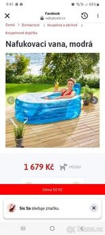 Vana nafukovací relaxačni