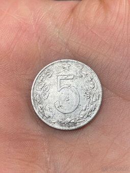 5 haléř 1955
