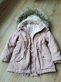 Zimní bunda, parka, vel.110, zn. HM