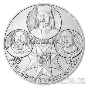 Stříbrná kilogramová mince Karel IV. – Zakladatel a stavitel
