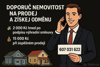 HLEDÁM NEMOVITOSTI NA PRODEJ – ODMĚNA