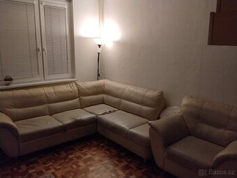 Rozkládací pohovka s křeslem