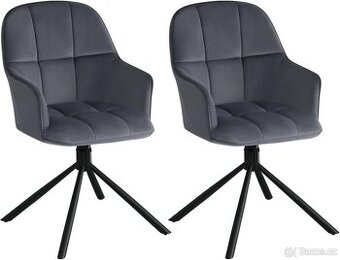 Sada 2 otočných jídelních židlí, Kuchyňské židle