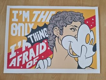 plakát serigrafie Pasta Oner - I'm the only thing I'm afra