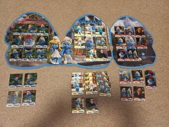 Šmoula / sběratelské 3D kartičky šmoulové