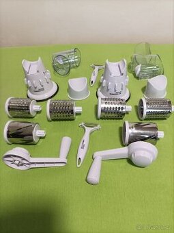 Rotační struhadlo 3v1, 2 sady
