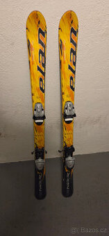 Dětské lyže Elán 120cm skluznice slušný stav.