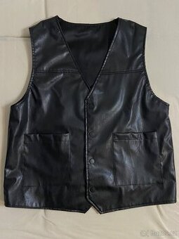 Pánská kožená vesta - 1