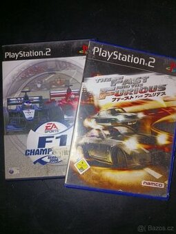 PS2 hry – F1 Championship Season 2000 + Fast & Furious