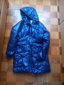 Krásná zimni bunda - kabát, vel 158 (10-12 let)