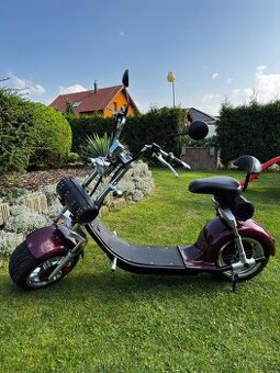 Elektrická koloběžka Flash Rider Chopper 1500W 20Ah chrom, d