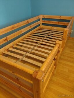 Postel 200x90 cm - masiv