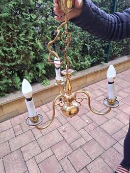 Starožitný lustr 3 ramenný