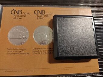 AG mince, 200 Kč, Bedřich Smetana.