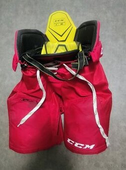 červené hokejové kalhoty CCM 9060 JR, Large
