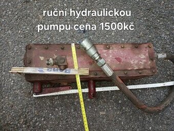 Prodám skládací pumpu pro vozik TK 14