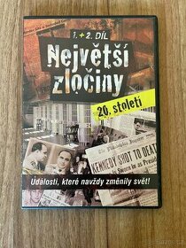 Největší zločiny 20. století 1 + 2 díl DVD slim - 1