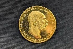 Zlatá mince 100 Koruna 1915 František Josef I.

