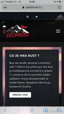 Webová stránka Czechrust