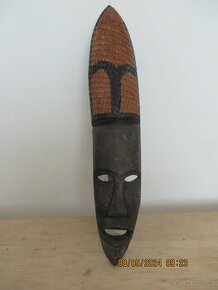 Original africká maska z roku 1970 - 1