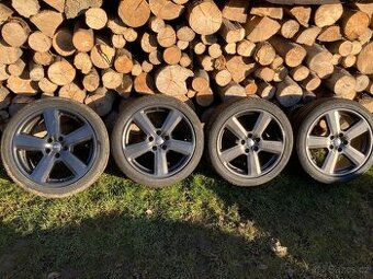 ALU kola audi 5x112 R18 letni pneu