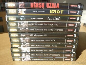 11x dvd AKIRA KUROSAWA (ZLATY FOND SVETOVEHO FILMU)