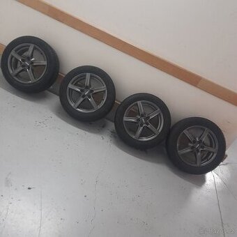 Alu kola 5×112 s zimni pneu 205/55/16