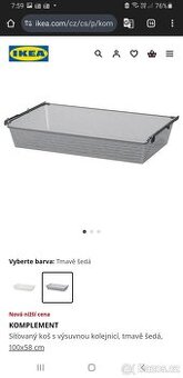 Síťovaný koš komplement Ikea