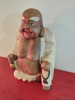 Budha dřevěný, 52 cm