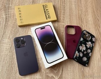 iPhone 14 pro, 128gb, Deep Purple (záruka)
