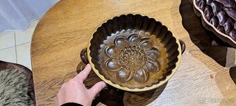 Keramická misa na koláč s motivem