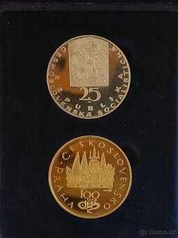 Zlato / sběratelskou sadu Čechoslovakia 1969