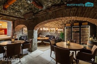 Prodej unikátního nebytového prostoru – vinný sklep s barem,