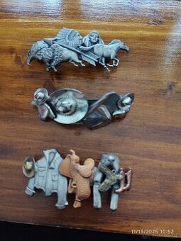 Prodam Westerove velmi unikatni spony do vlasu - kovove 3