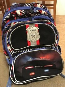 Topgal skolni batoh Policie + pytlik na prezuvky