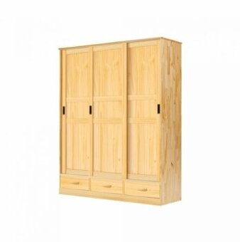 Dřevěná skříň 3dveřová ONIX posuvné dveře