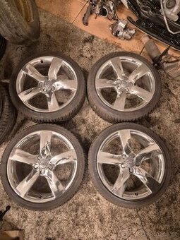 Orig.chromove alu Audi 5x112R18"Et-48