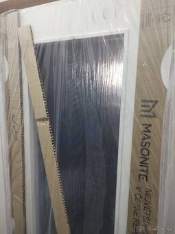 Interierové dveře bílé prosklené- 60P- nové