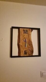 prodám dřevěné hodiny - 1