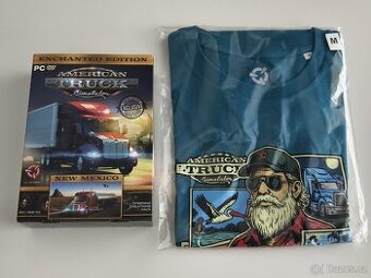 American Truck Simulator - Sběratelská edice - NOVÁ + tričko