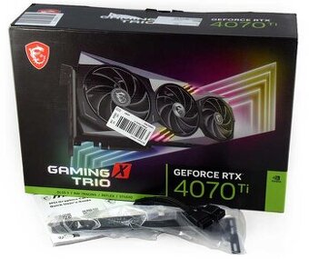 (Zamluveno) MSI RTX 4070 Ti GAMING X TRIO 12G – Záruka