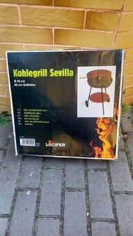 Gril na dřevěné uhlí 45cm