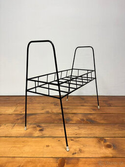 Originální kovový květinový stojan / etažer ČSSR