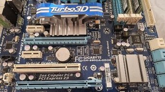 Počítač AMD Phenom II X2 550, GA880GA-UD3H, 6GB DDR3