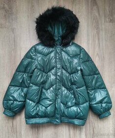 Zelená zimní bunda vel. S/M