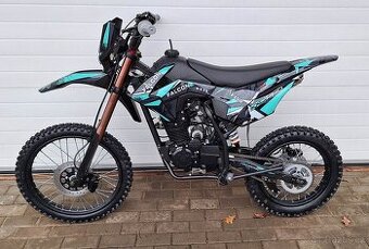 dirtbike pitbike 150 ccm KXD 613 19/16 4T - tyrkys (el.start