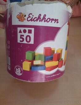 Dřevěné kostky zn. EICHHORN 50 ks