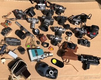 Sbírka starých fotoaparátů