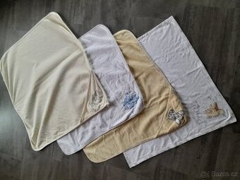 3x ručník pro miminko, 1x deka